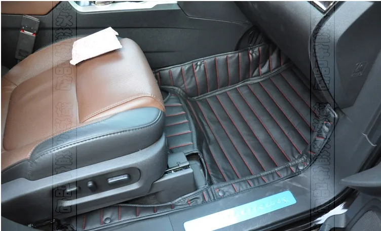 Хорошее качество! Специальные коврики для Ford Explorer 7 мест-2011 Водонепроницаемый dueable ковры для Explorer