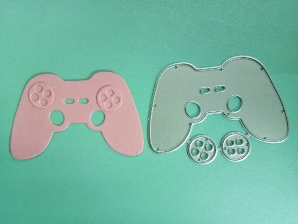 

Swovo Video game Gamepad Metal Cutting Dies for Scrapbooking DIY Etched Dies Craft Paper Card Making Embossing New Dies for 2019