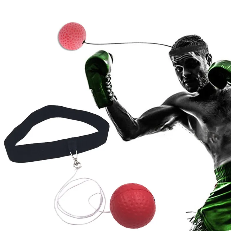 Boxing Reflex Speed Punch Ball MMA Sanda Boxer Raising Reaction Force Training Stress Reflex Speed Training Boxing Punch #3d20 (5)