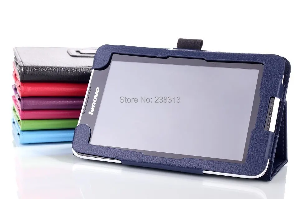 Чехол-книжка для Lenovo Tab A7-30 A3300 A3300-T A3300-HV 7 дюймов из искусственной кожи | Компьютеры