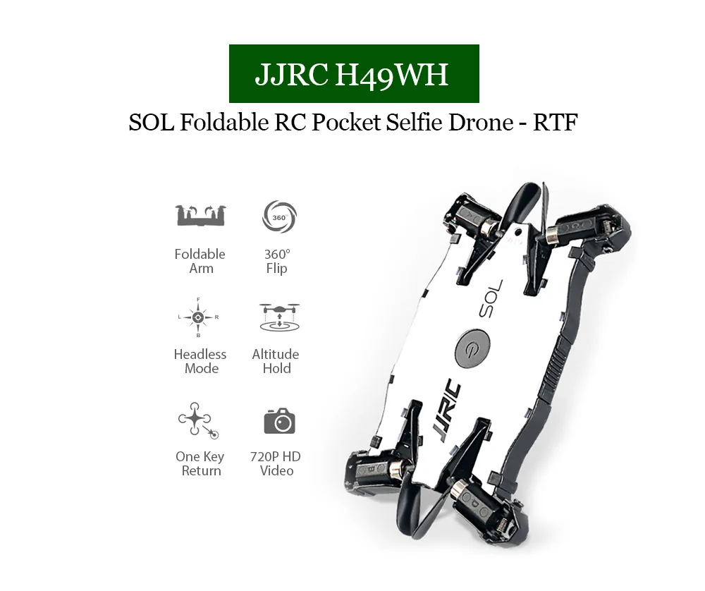 JJRC H49 H49WH RC мини-Дрон с 720P HD Wifi FPV камерой вертолет RC дроны один ключ возврат удержания высоты VS H37