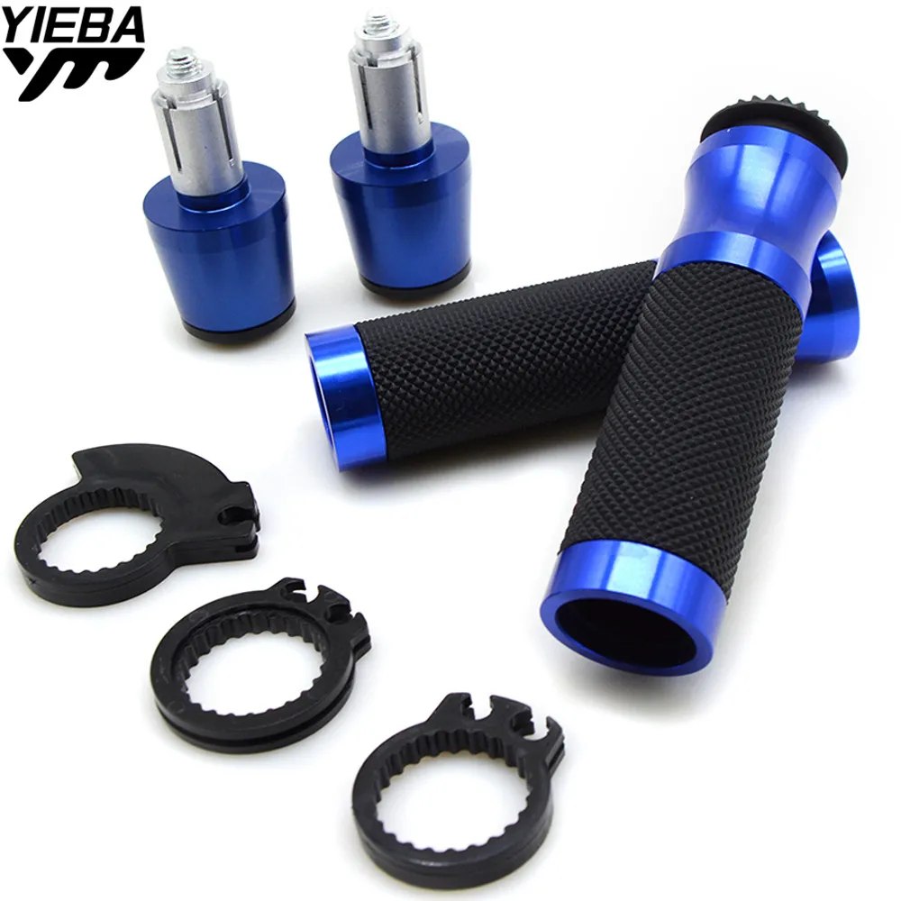

22mm Motorcycle handlebar grips set handle bar ends hand cap FOR Yamaha Tmax 500 530 XJR 400 1300 suzuki SV650/S SFV650 GLADIUS