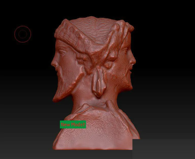 3D модель в формате stl твердая вращения скульптуры для станка с ЧПУ двухсторонняя
