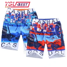 Летние пляжные шорты для мальчиков для серфинга пляжные шорты быстросохнущие плавки купальные костюмы мужские плавки бег купальный костюм для мальчика детская одежда