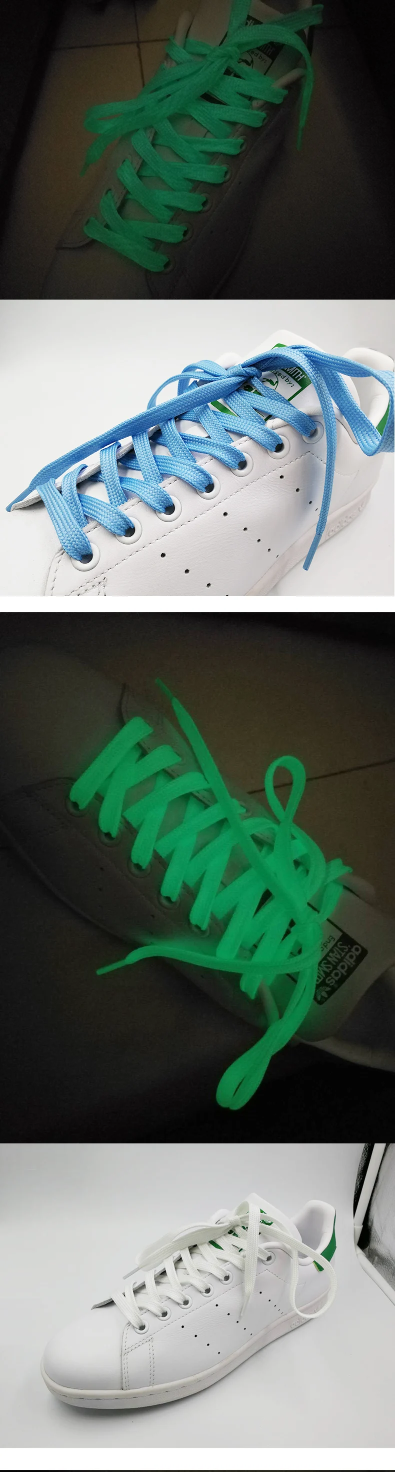 1 пара 120 см Спортивные Светящиеся шнурки светится в темноте ночной цвет флуоресцентные шнурки повседневная спортивная обувь шнурки для обуви
