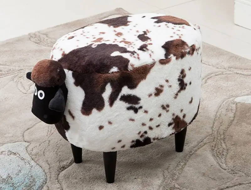 Children Wooden Animal Stool 4