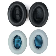 2pcs/pair Replacement Earpads Headphone Sponge Covers For Bose QuietComfort 35 QC35 QC 35 25 15 QC25 QC15 Headset Accessories 2pcs/pair Replacement Earpads Headphone Sponge Covers For Bose QuietComfort 35 QC35 QC 35 25 15 QC25 QC15 Headset Accessories