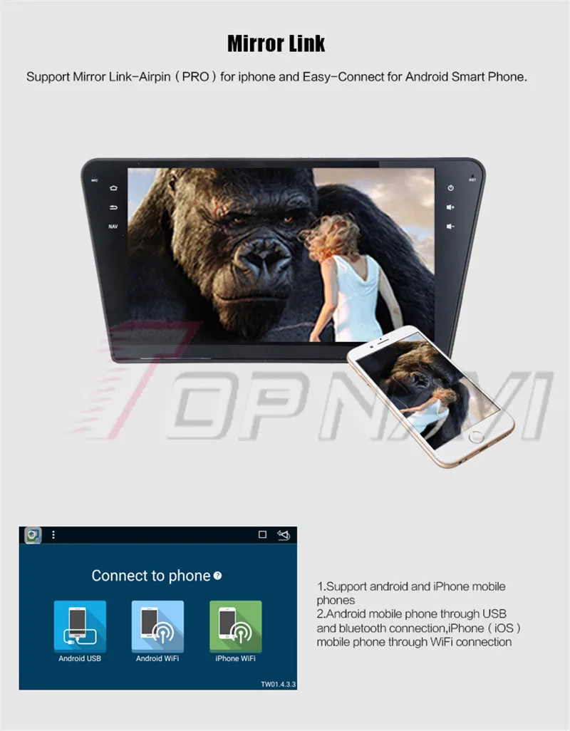 car 2 din android For Peugeot 408 2014