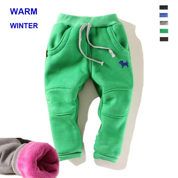 2 6yrs Boys Winter pants New 2015 Kid pants warm Cashmere Children