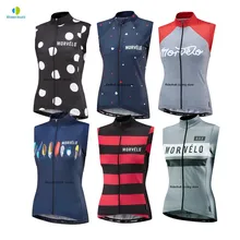 Morvelo Для женщин Велосипеды Джерси горный велосипед без рукавов Джерси мейло велосипед для даунхилла жилет Велосипедная форма