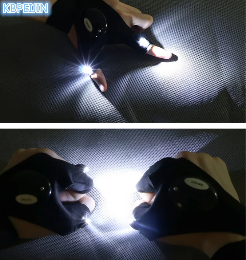 

Fingerless Glove LED Flashlight Outdoor Survival Rescue Tool for Jaguar xf xe x-type xj s-type f-pace XFR XKR XJR Accessories