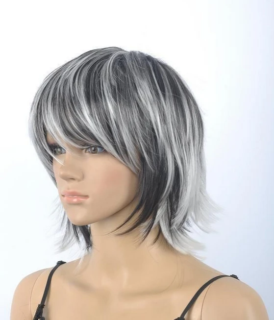 

YU mixed select Style and colour 002071 Short Straight Cosplay Women Sweet Heat Resistant Wig Party Full Hair