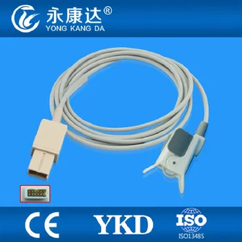 

Lohmeier Compatible Pediatric Finger Clip Spo2 Sensor,6051-0000-035,rectangle 12pins