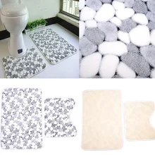 2 шт./компл. 50*80 см можно стирать из натурального камня Ванная комната коврики для ванной пьедестал Нескользящие комнаты удобные ковры коврики