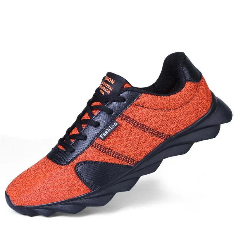 

ELGEER 2018 spring summer new breathable mesh men Sneakers shoes fashion casual light movement shoes runningsports 38-46