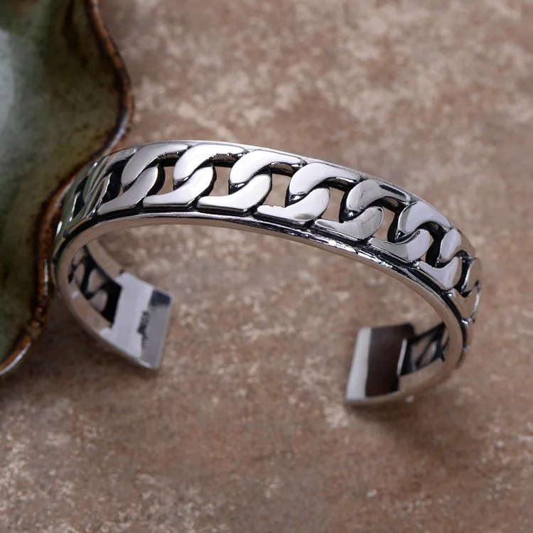 Fashion 925 Sterling Silver Vintage Thai Retro Men & Women Link Chain Bracelet & Bangle Jewelry CH059054 цена Fashion 925 Sterling Silver Vintage Thai Retro Men & Women Link Chain Bracelet & Bangle Jewelry CH059054 цены онлайн