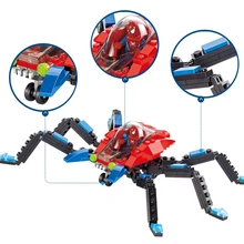 

KAZI 6001 Super Heros Spider man Construction Building Block Toys Compatible with lego DIY Action Figure Gift Brinquedos