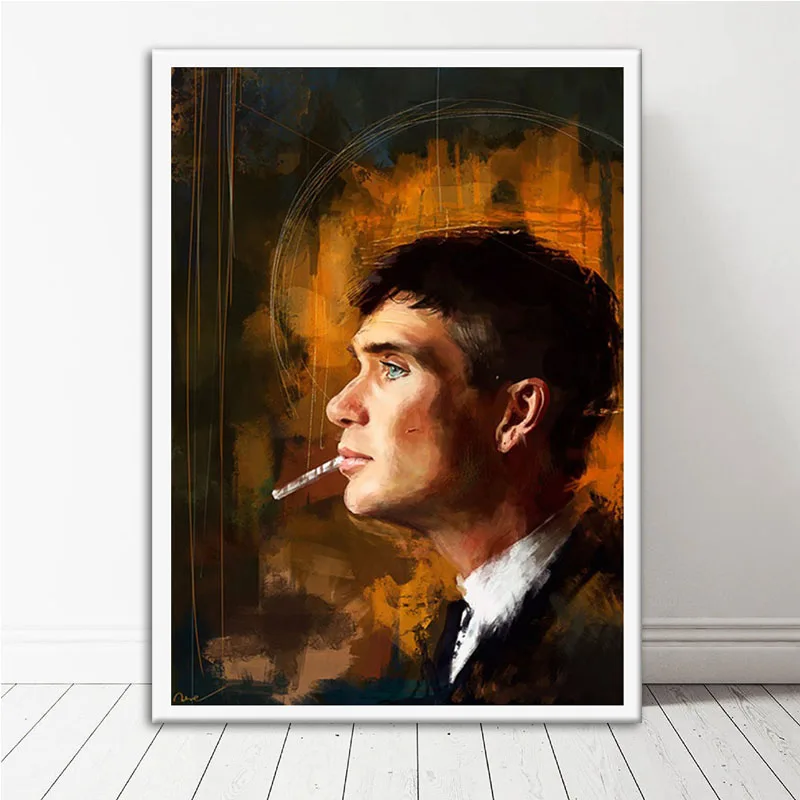 

Posters and Prints Peaky Blinders Cillian Murphy TV Show Poster Wall Art Picture Canvas Painting for Room Home Decor