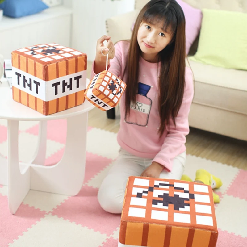 20cm 30cm Minecraft Plush Toys Cotton Pillow Stuffed Tnt Bomb For Children Gift Cartoon Plush Collection Christmas Gifts Buy At The Price Of 9 40 In Aliexpress Com Imall Com