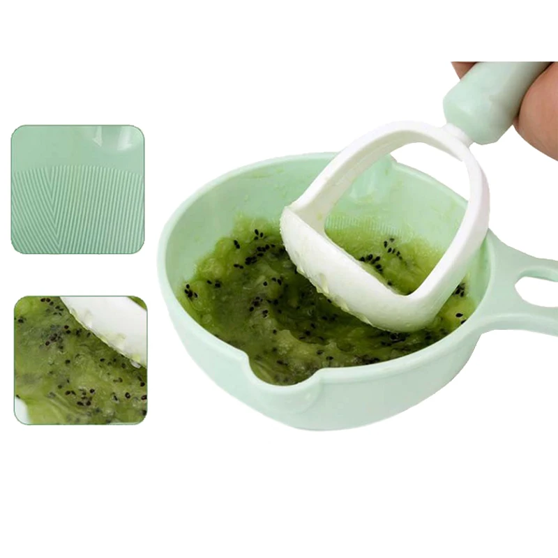 Baby Supplement Feeding Kit Grinding Food Dishes Hygiene Nibbler Food-grade Safety Bowl Toddler Food Mills Mashed Tools BB5072 (7)