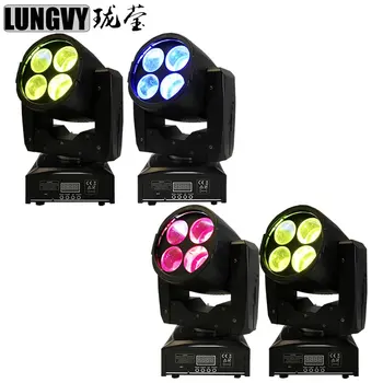 

Free Shipping 4pcs/Lot 4x15w LED Super Beam Moving Head Light Stage Lighting DJ Equipment