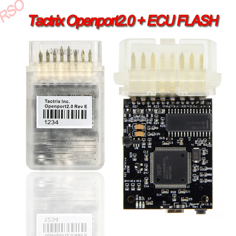 2016 Newest Tactrix Openport 2.0 With ECU FLASH Tactrix Auto Chip Tuning kit Tactrix Openport 2.0 ECU FLASH