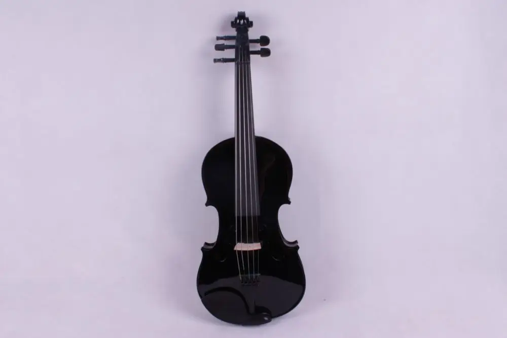 

black 5 -String 4/4 New Electric Acoustic Violin color #1-2541#