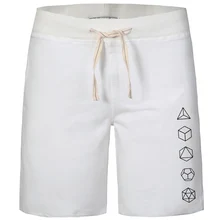 Шорты в винтажном стиле с трехмерным геометрическим узором; классические дышащие однотонные шорты из хлопка; Лидер продаж; с карманами