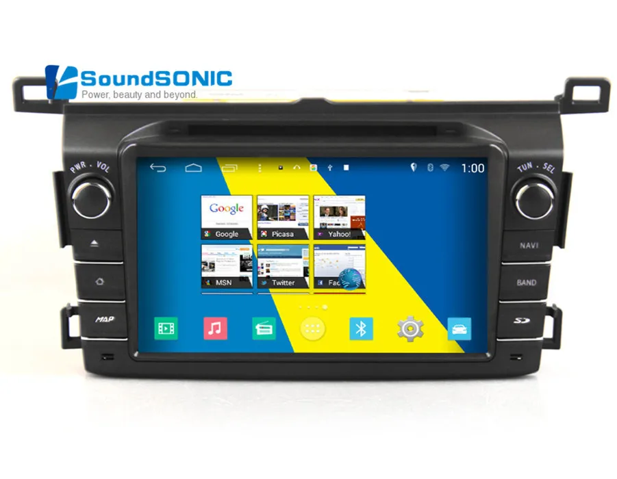 Excellent Android 4.4.4 For Toyota RAV4 2013 2014 2015 2016 Touch Screen 7
