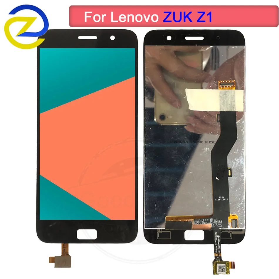 5 &quotдля Lenovo ZUK Z1 Z1221 ЖК дисплей кодирующий преобразователь сенсорного экрана в