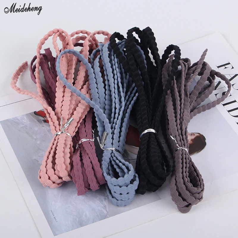 

High Quality Elastic 6mm 3m Colorful Round Elastic Ribbon Round Band For Hairline Band Elastic Line DIY Sewing Accessory