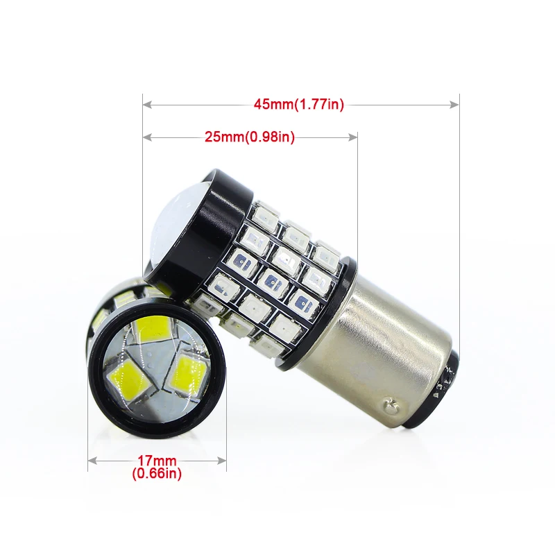 2*1157 BAY15D P21/5 W Led 39smd автомобиль высокой Мощность задний фонарь стоп-сигнал стоп/Хвост Автомобильные стояночные огни авто лампы резервного