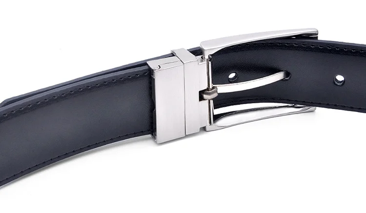 mens brown leather belt Mens Belt Formal Leather Reversible Buckle Belts Mens Leather Handmade Belt Hot Fashion Cowhide Leather Male Belt Black Color leather belt