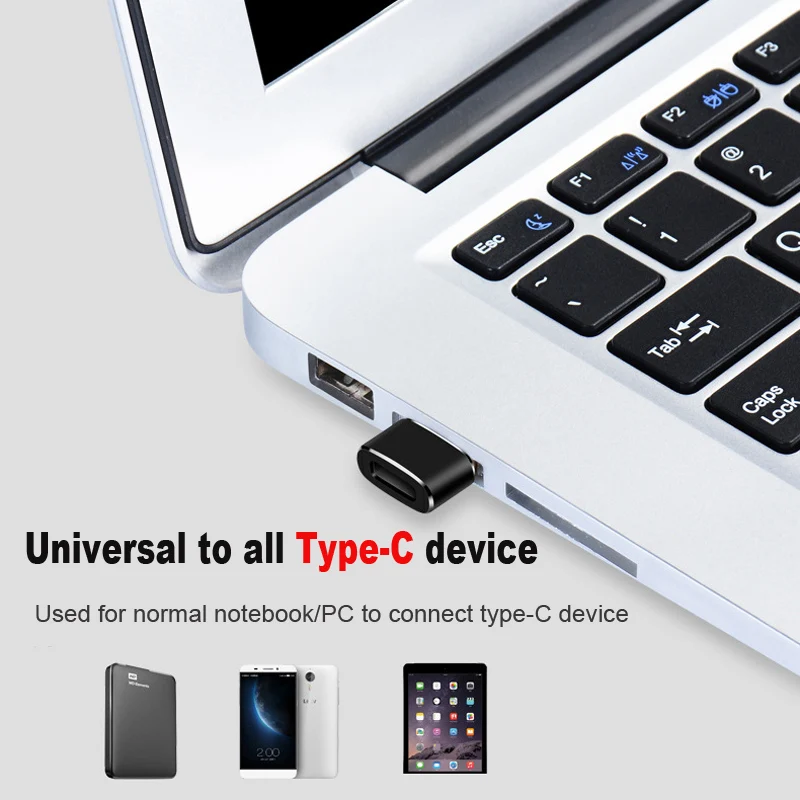 Usb type-C Женский адаптер для usb type-A Мужской конвертер для Macbook Nexus 5X6 P Oneplus 2 3 PC Зарядка Синхронизация