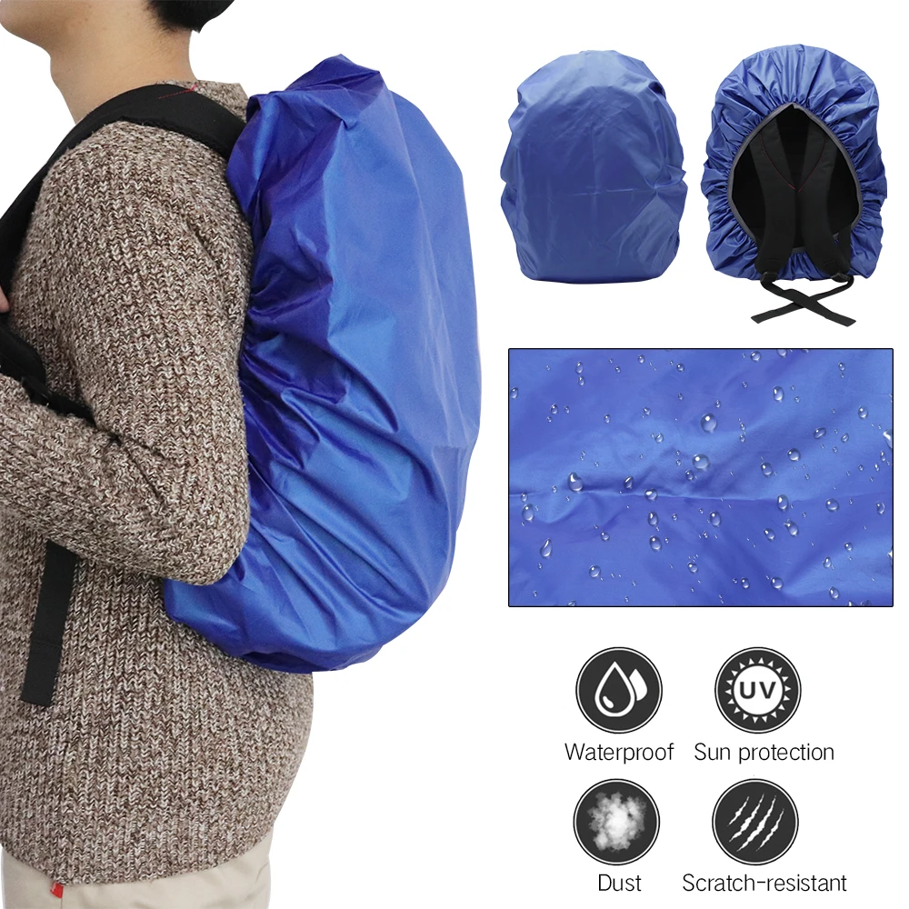 45L Adjustable Waterproof Rain Cover Backpack Rainproof Dustproof