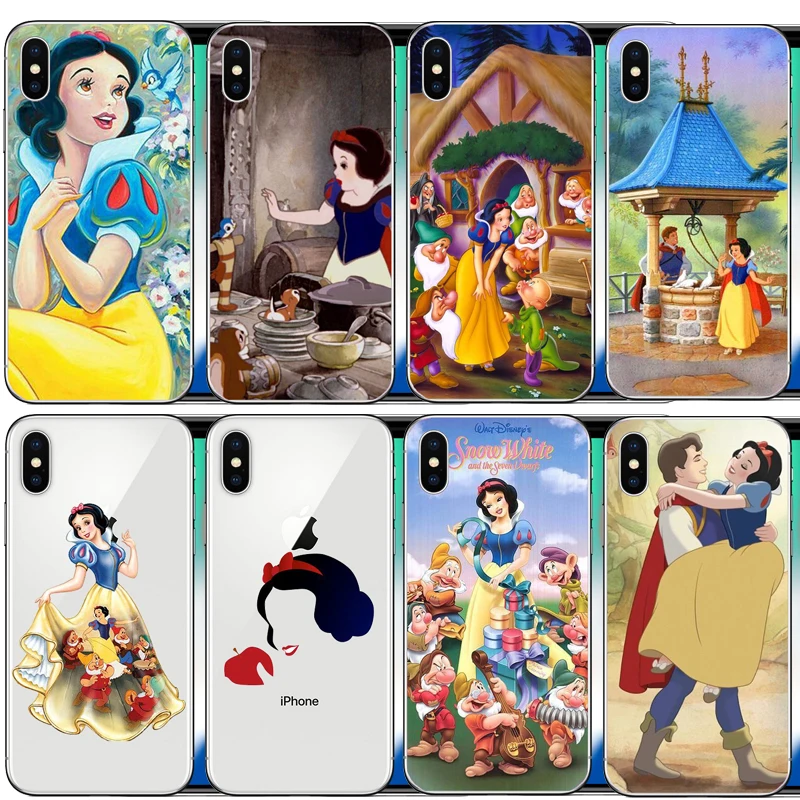 Белоснежка и семь гномов жесткий чехол для телефона iphone 6 6S 7 8 Plus 5S 5 SE X 10 XR XS Max |