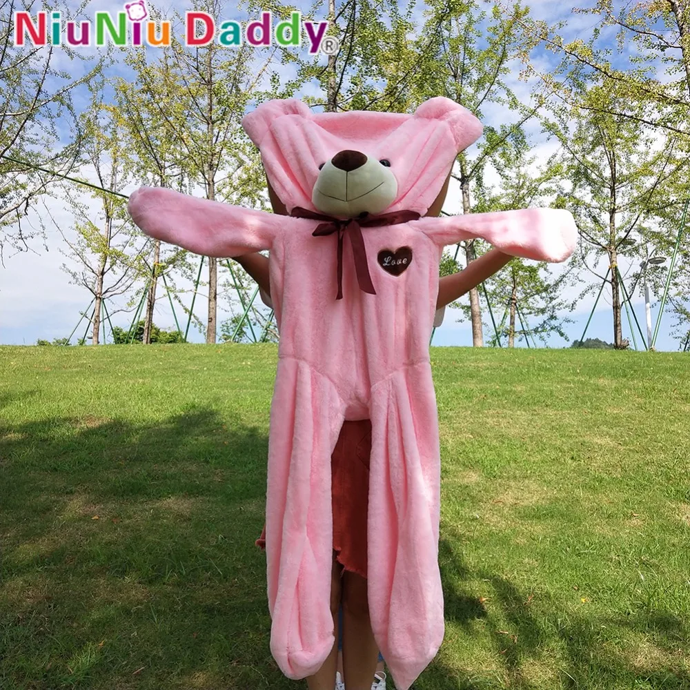 

Niuniu Daddy Loving Teddy Bear Toys Unstuffed Cotton With Ribbon Bears Teddy Bears Skins High Quality For Children Birthday Gift