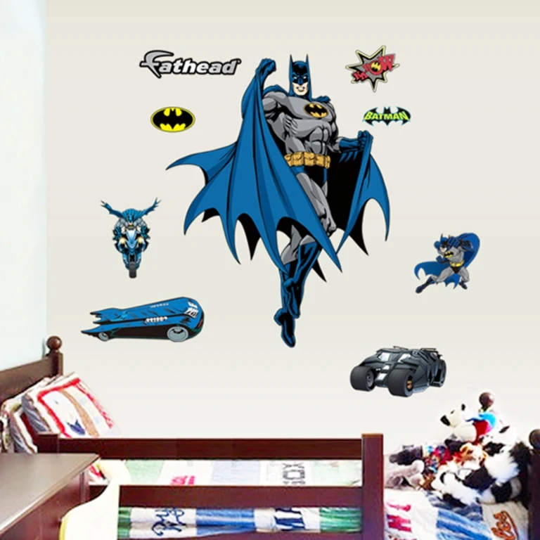 Batman Fathead Wall Decal Removable Sticker Kids Nursery Baby Decor Art