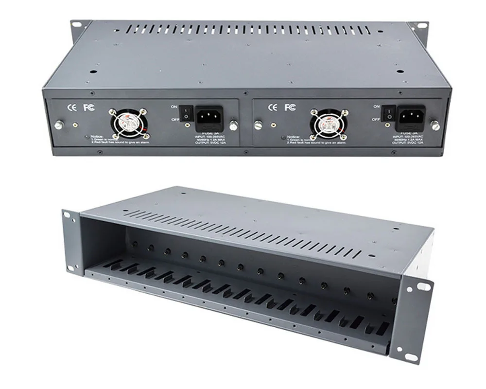 Premium 14 Slots Transition Fiber optic Media