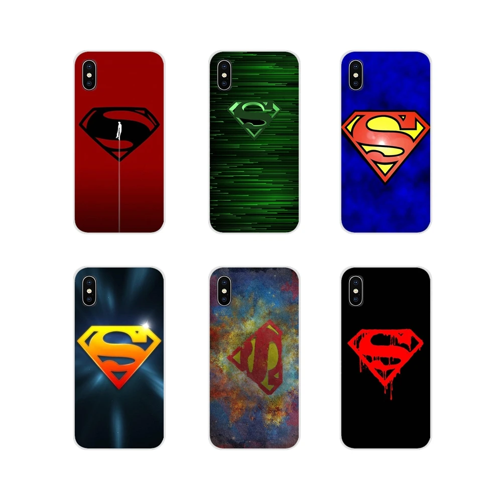 Accessories Phone Shell Covers Superman Logo For Motorola Moto X4 E4 E5 G5 G5S G6 Z Z2 Z3 G3 G2 C Play Plus | Мобильные телефоны и
