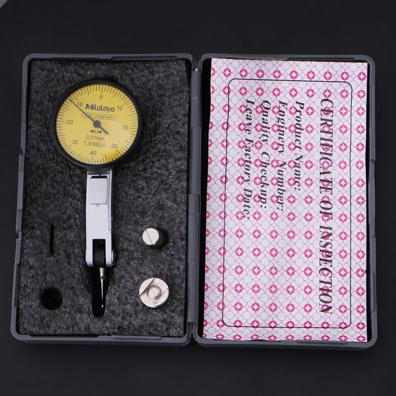 

OOTDTY Level Gauge Scale Precision Metric Dovetail Rails 0-0.8mm Dial Test Indicator Drop Shipping Support