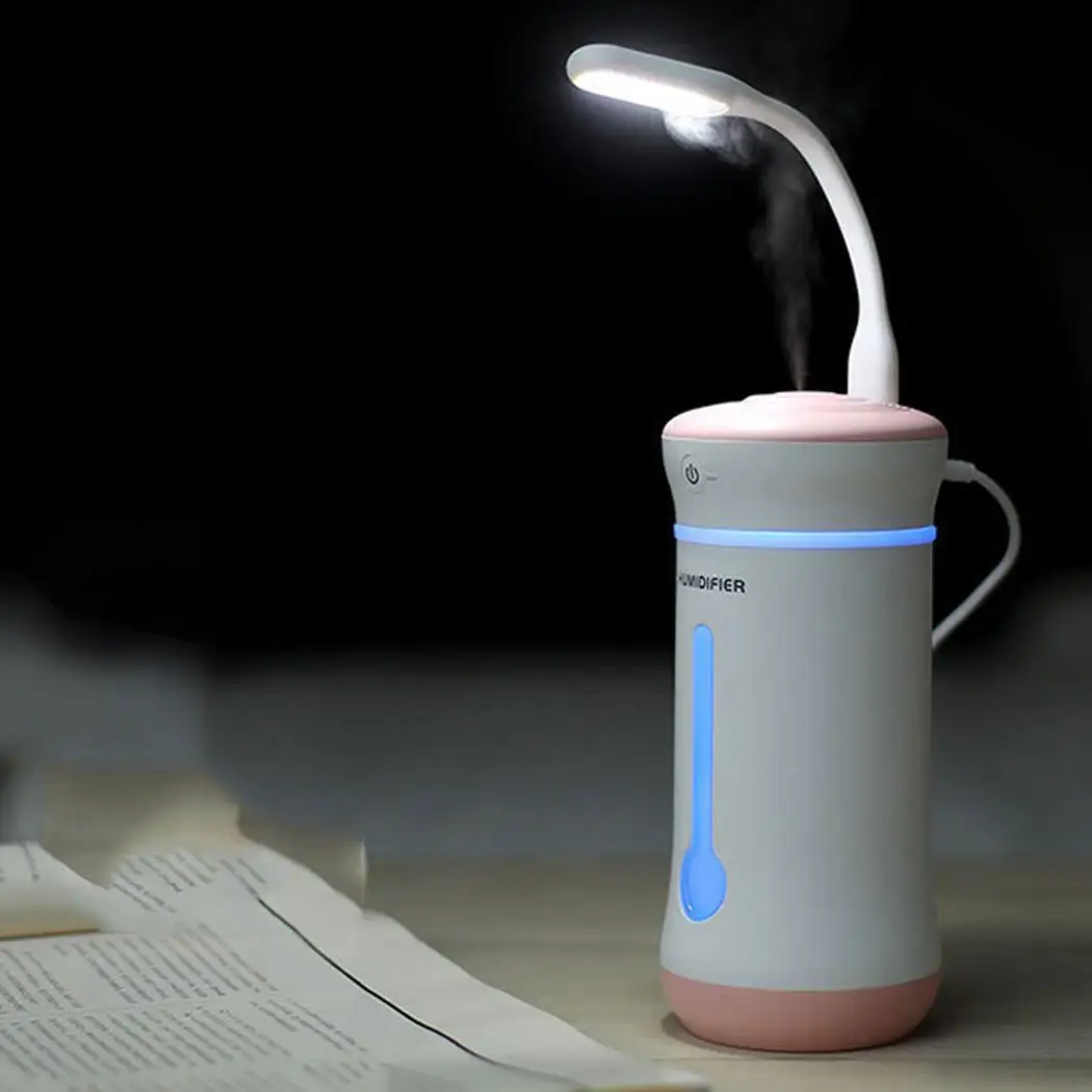 

300ML Humidifier Light Manual Essential Diffuser Fan Mini 5W Aroma Fan Oil Air Cable In USB 1 Led LED