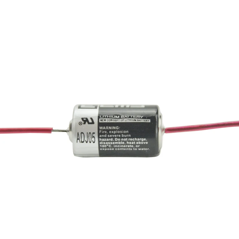 12 шт./лот EEMB ER14250 1/2AA 3.6V1200mAh литиевые батареи PLC батарея и т. д. батарея(с припоем