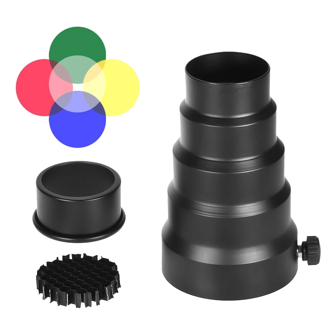 98mm Mini Flash Mount Metal Snoot Studio Strobe Flashin Photographic