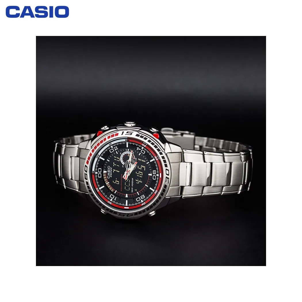 Quartz Wristwatches Casio Efa-121d-1a Mens Waterproof Watch Wrist Watches The Bracelet - - AliExpress