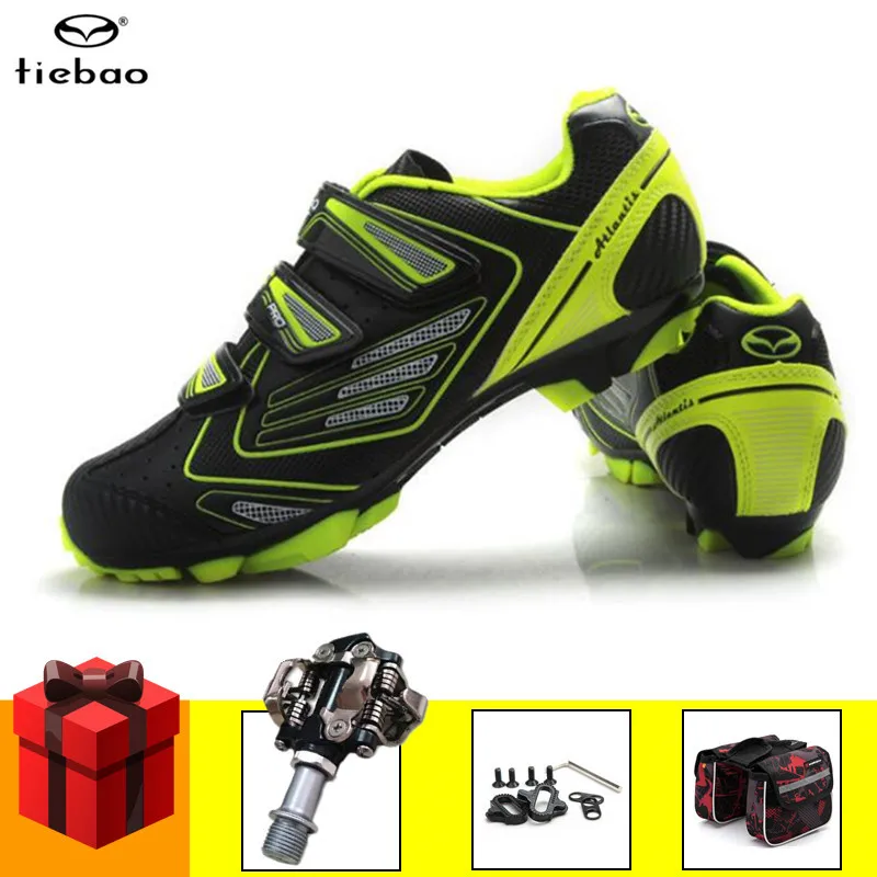 

TIEBAO Cycling Shoes add spd pedal sapatilha ciclismo mtb Bicycle Men sneakers zapatillas deportivas mujer mountain Bike Shoes