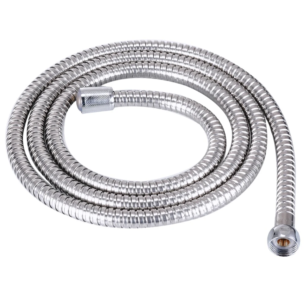 Flexible Stainless Steel Plumbing Hose Shower Head Tube Bathroom Pipe 1m/1.5m/2m/2.5m/3m 1PC