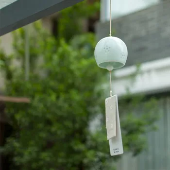 

Handmade Ceramic Wind Chimes, Ornaments, Japanese style, Wind Car Pendant, Home Decorations, Creative Birthday Gifts