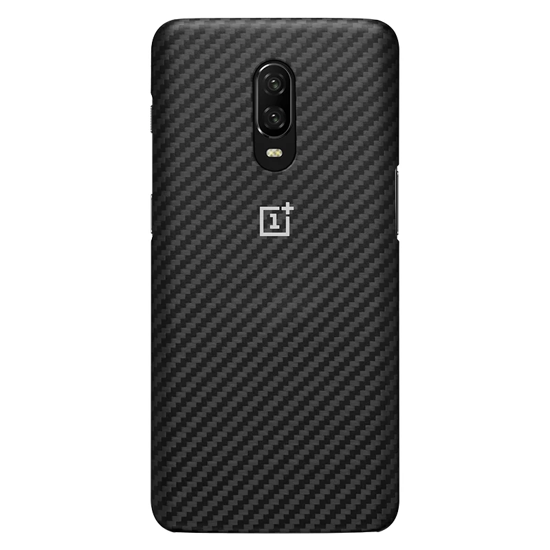 

OnePlus 6T Protective Case Karbon Original OnePlus6t Back Cover Shell Phone Cases Ultra Slim Thin Kevlar Black One Plus 6T
