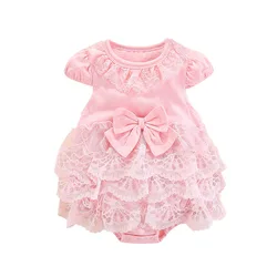 Princess series baby girl jumpsuit Christmas clothes sleeveless lace tutu newborn dress jumpsuit birthday gift quality cotton Princess series baby girl jumpsuit Christmas clothes sleeveless lace tutu newborn dress jumpsuit birthday gift quality cotton